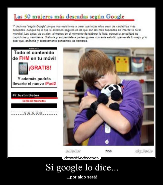 Si google lo dice... - ...por algo será!