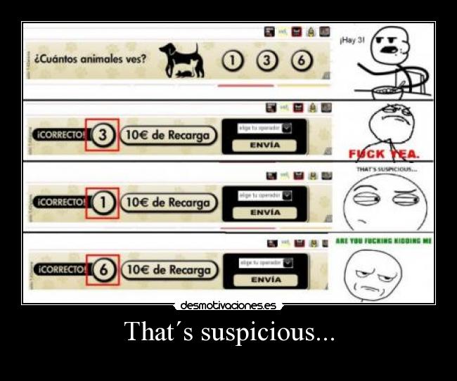 That´s suspicious... - 