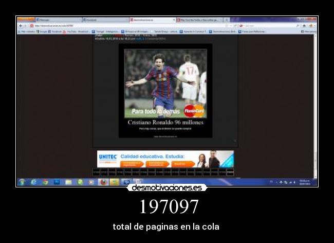 197097 - total de paginas en la cola