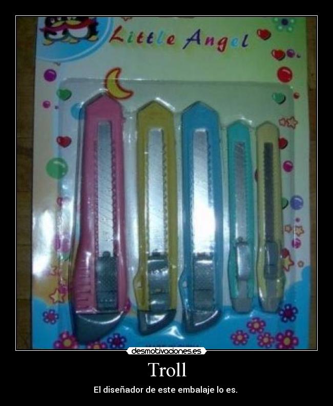 carteles troll disenador este embalaje desmotivaciones