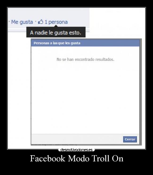 Facebook Modo Troll On - 