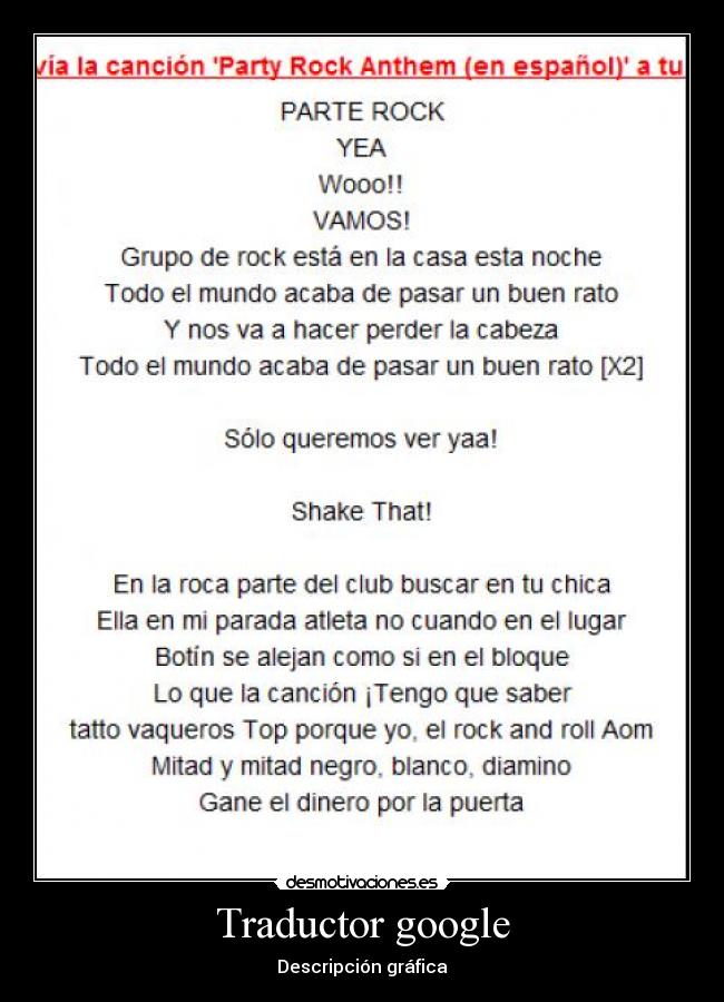 Traductor google - Descripción gráfica