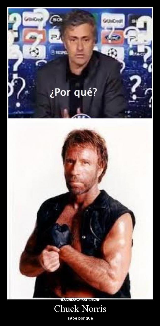 Chuck Norris - sabe por qué