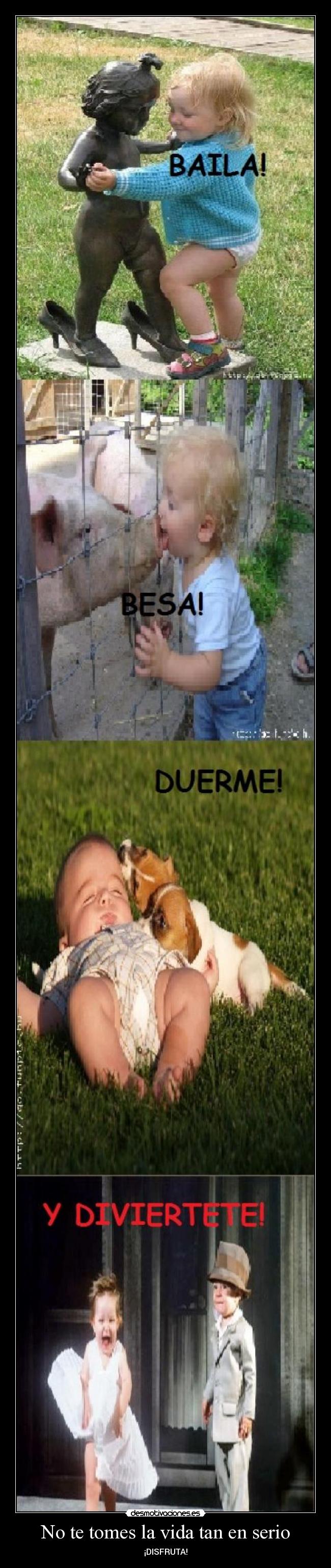 No te tomes la vida tan en serio -