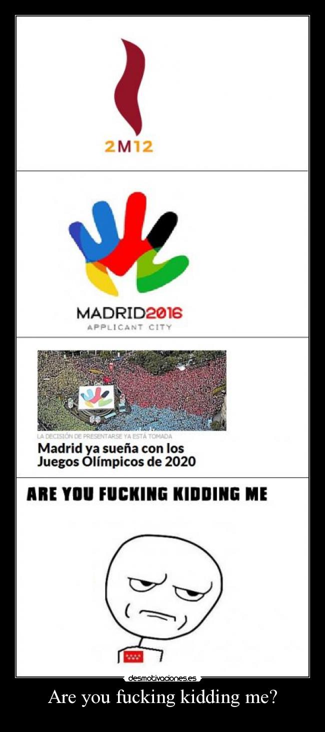 Are you fucking kidding me? -