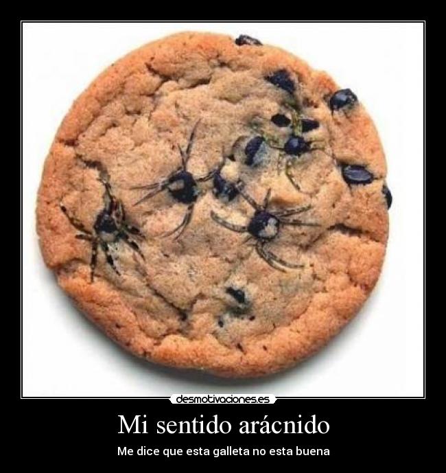 Mi sentido arácnido - Me dice que esta galleta no esta buena