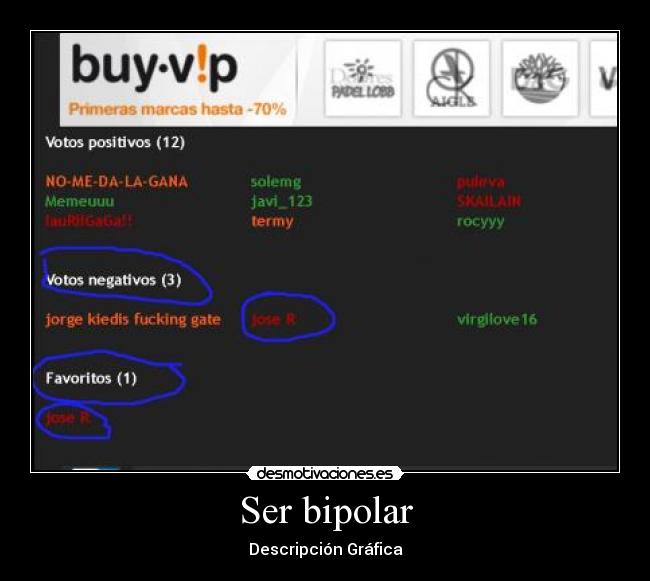 Ser bipolar - Descripción Gráfica