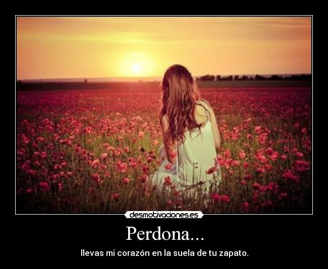 carteles perdona perdone disculpe disculpa llevas lleva corazon suela zapato zapatilla des desmotivaciones
