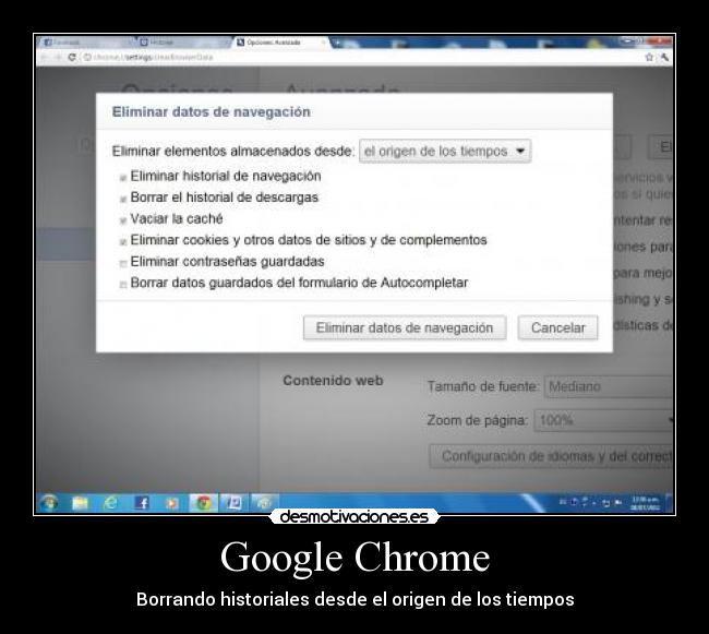 carteles google chrome historiales desmotivaciones