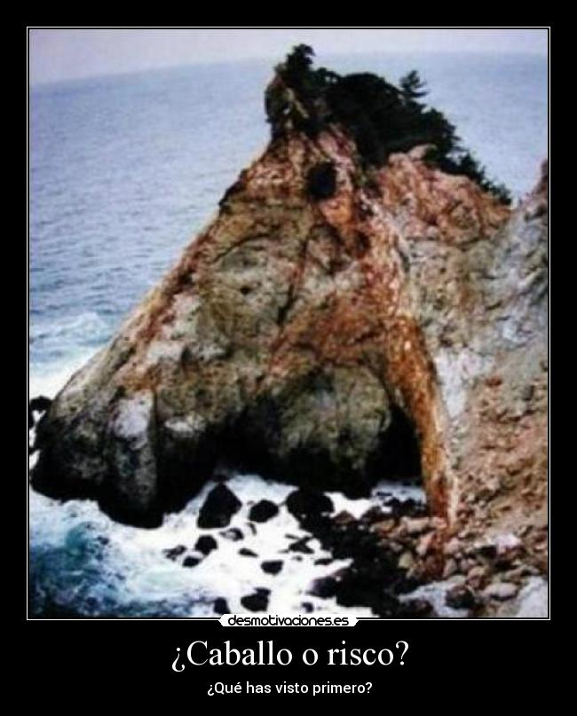 ¿Caballo o risco? -