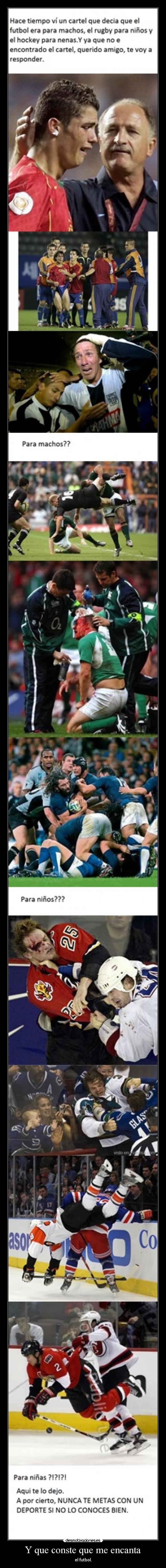 Y que conste que me encanta -