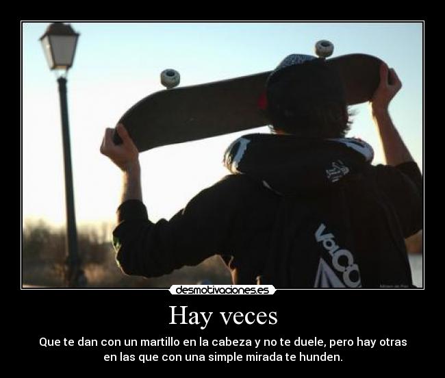 Hay veces -