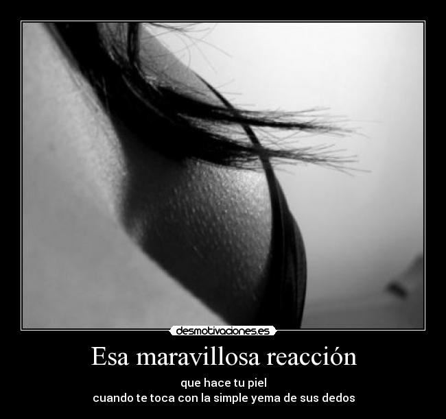 Esa maravillosa reacción - 