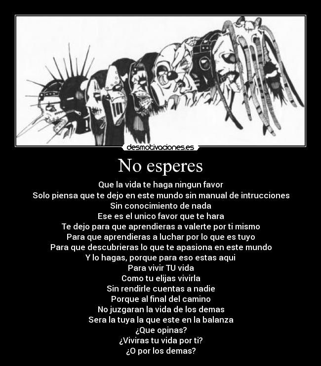 No esperes - 