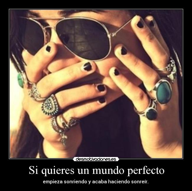 Si quieres un mundo perfecto - 
