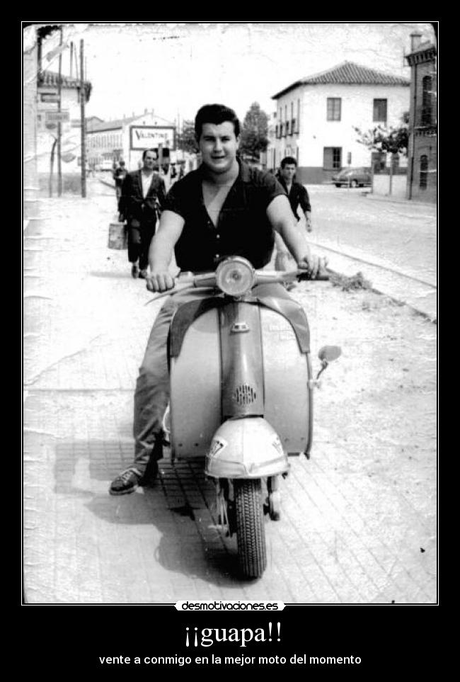 ¡¡guapa!! - vente a conmigo en la mejor moto del momento