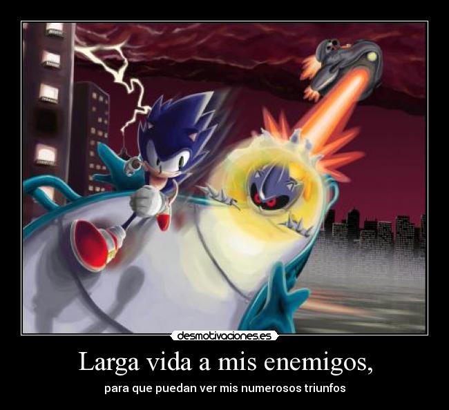 carteles vida larga vida enemigos numerosos triunfos ver desmotivaciones