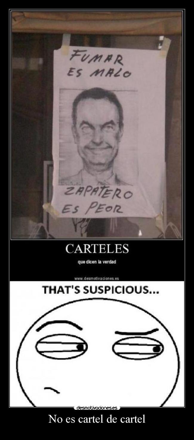 No es cartel de cartel -