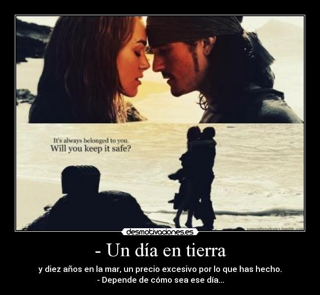 - Un día en tierra -