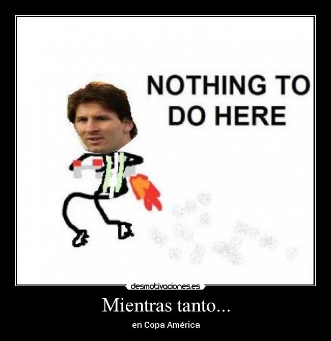 Mientras tanto... - en Copa América