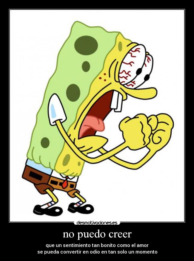 no puedo creer - 