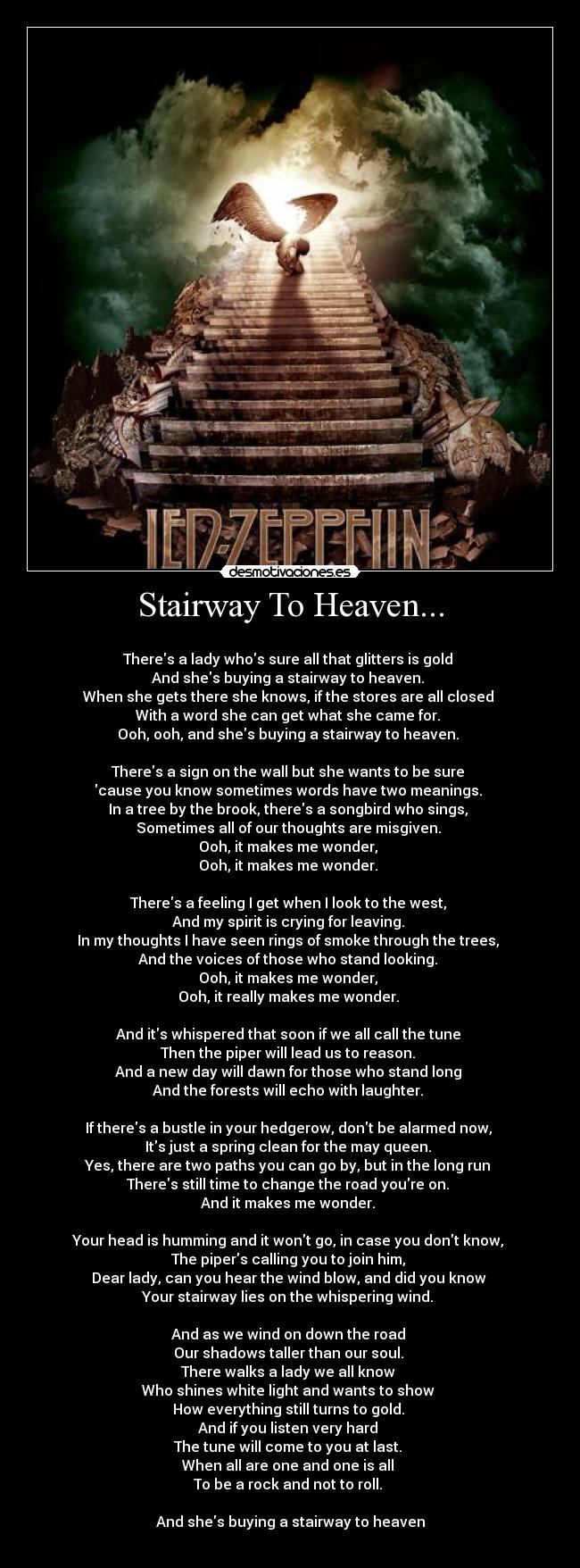 Stairway To Heaven... -