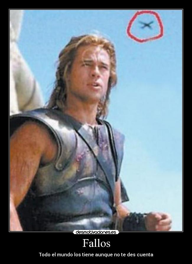 Fallos - Todo el mundo los tiene aunque no te des cuenta