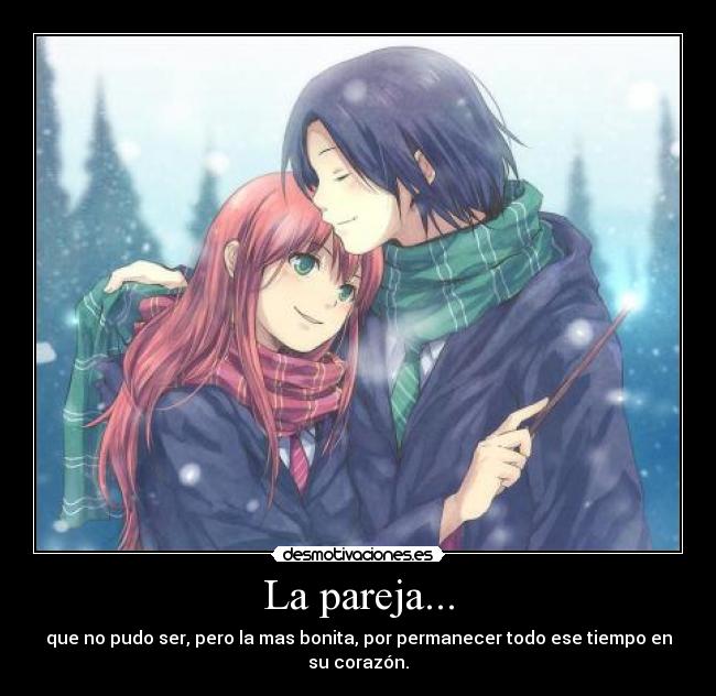 La pareja... - que no pudo ser, pero la mas bonita, por permanecer todo ese tiempo en su corazón.