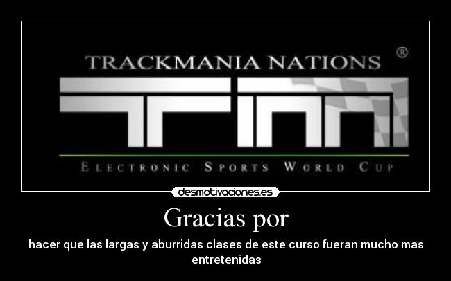 Gracias por -