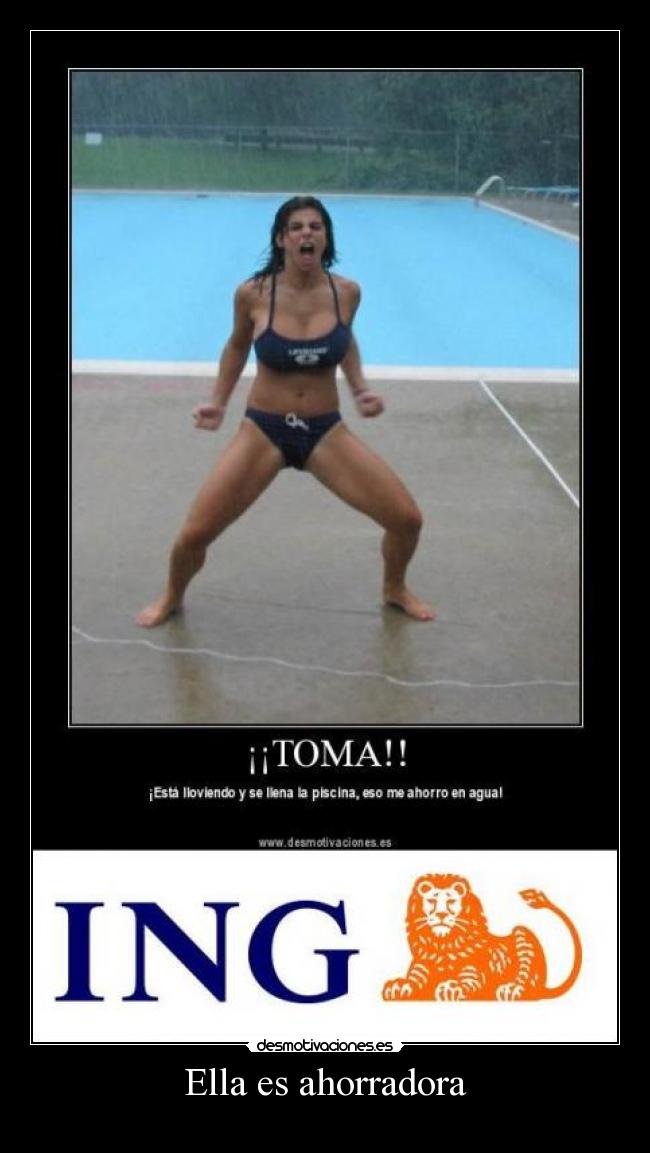 Ella es ahorradora -  