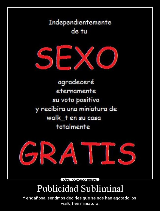 Publicidad Subliminal -