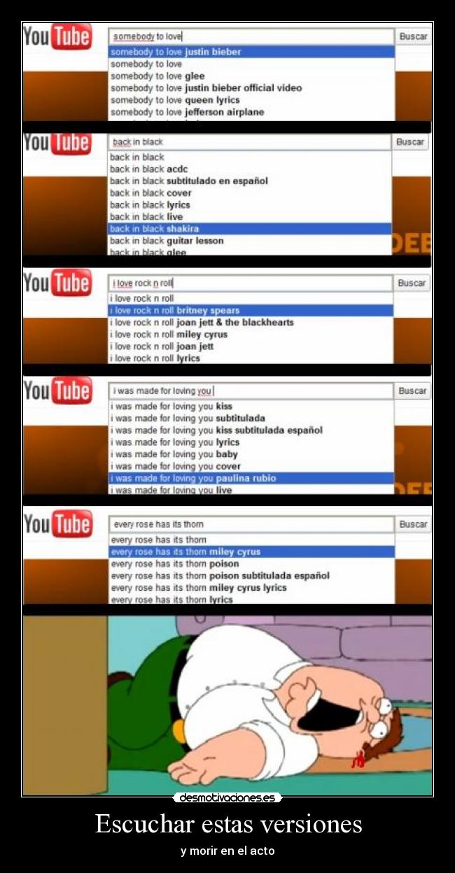 Escuchar estas versiones -