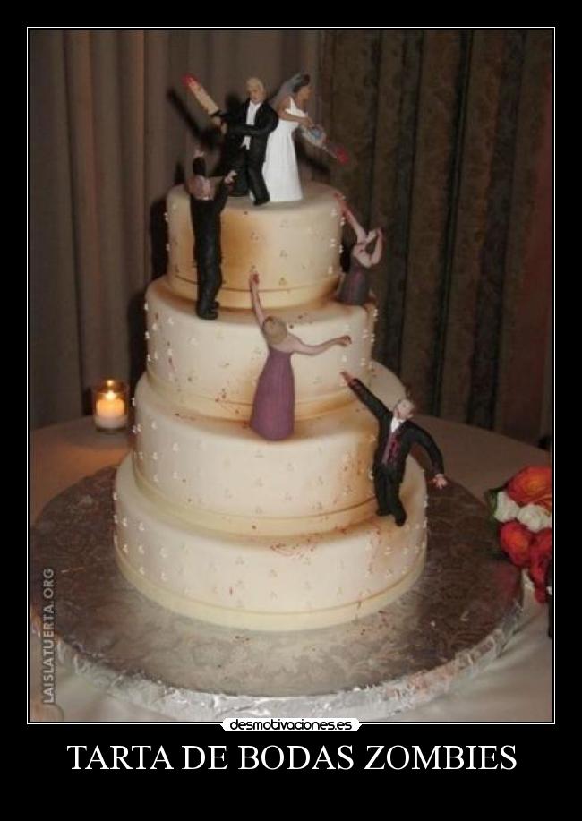 TARTA DE BODAS ZOMBIES -