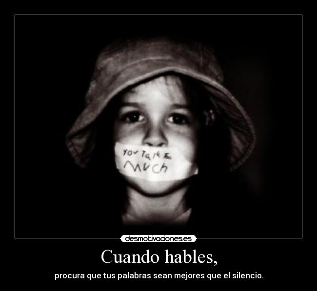 carteles silencio desmotivaciones