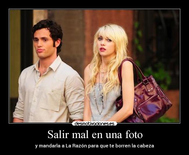 Salir mal en una foto - y mandarla a La Razón para que te borren la cabeza