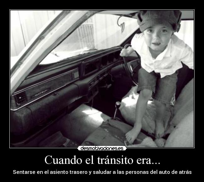 Cuando el tránsito era... -