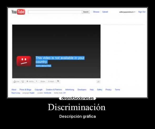Discriminación  - 
