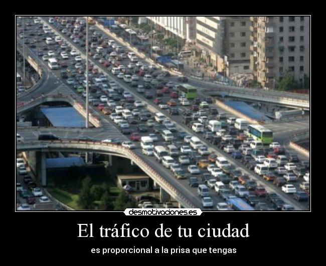 El tráfico de tu ciudad - 