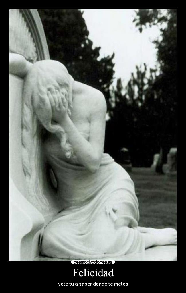 Felicidad - vete tu a saber donde te metes