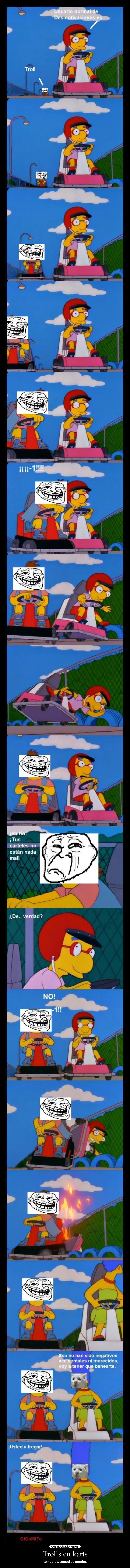 Trolls en karts -