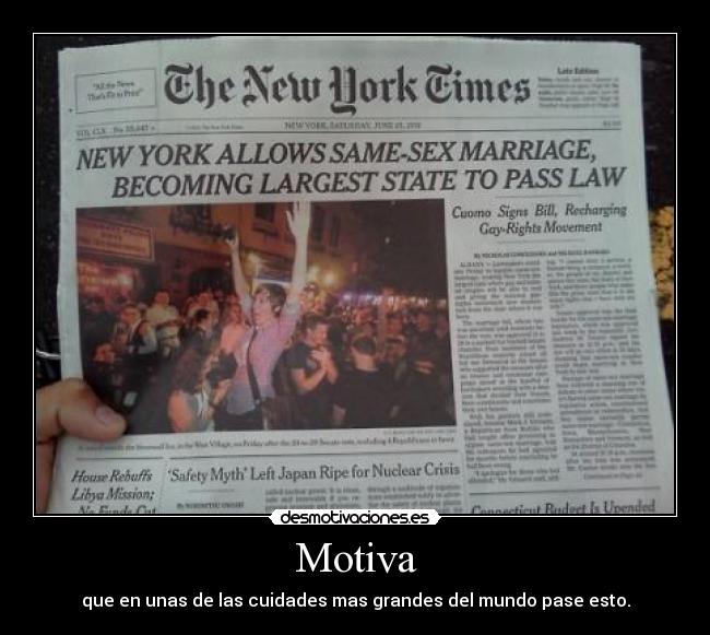 carteles new yorksame-sexmarriagegaylesbianabisexualmatrimoniohomosexual desmotivaciones