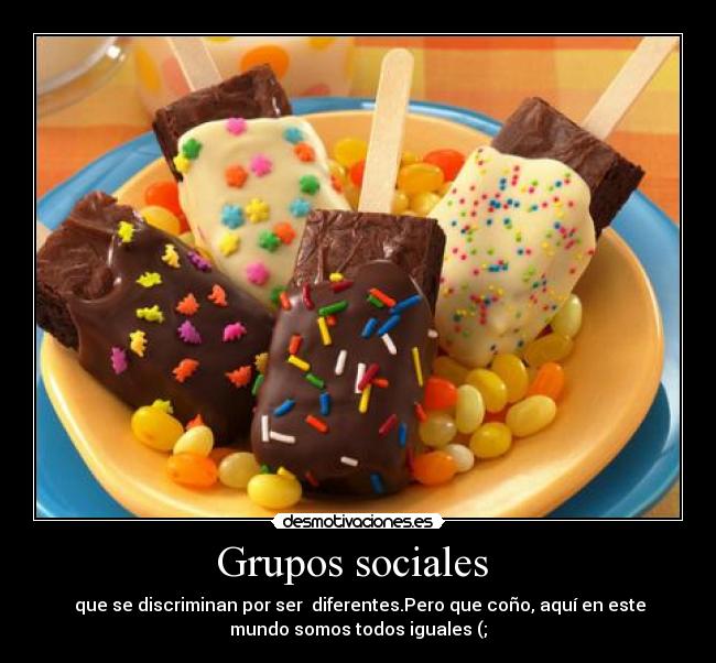 Grupos sociales  - 
