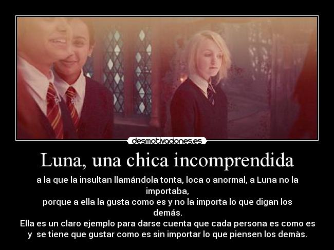 Luna, una chica incomprendida - 