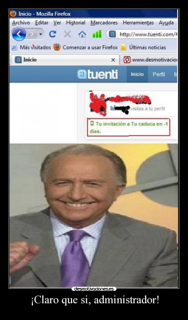 ¡Claro que si, administrador! -