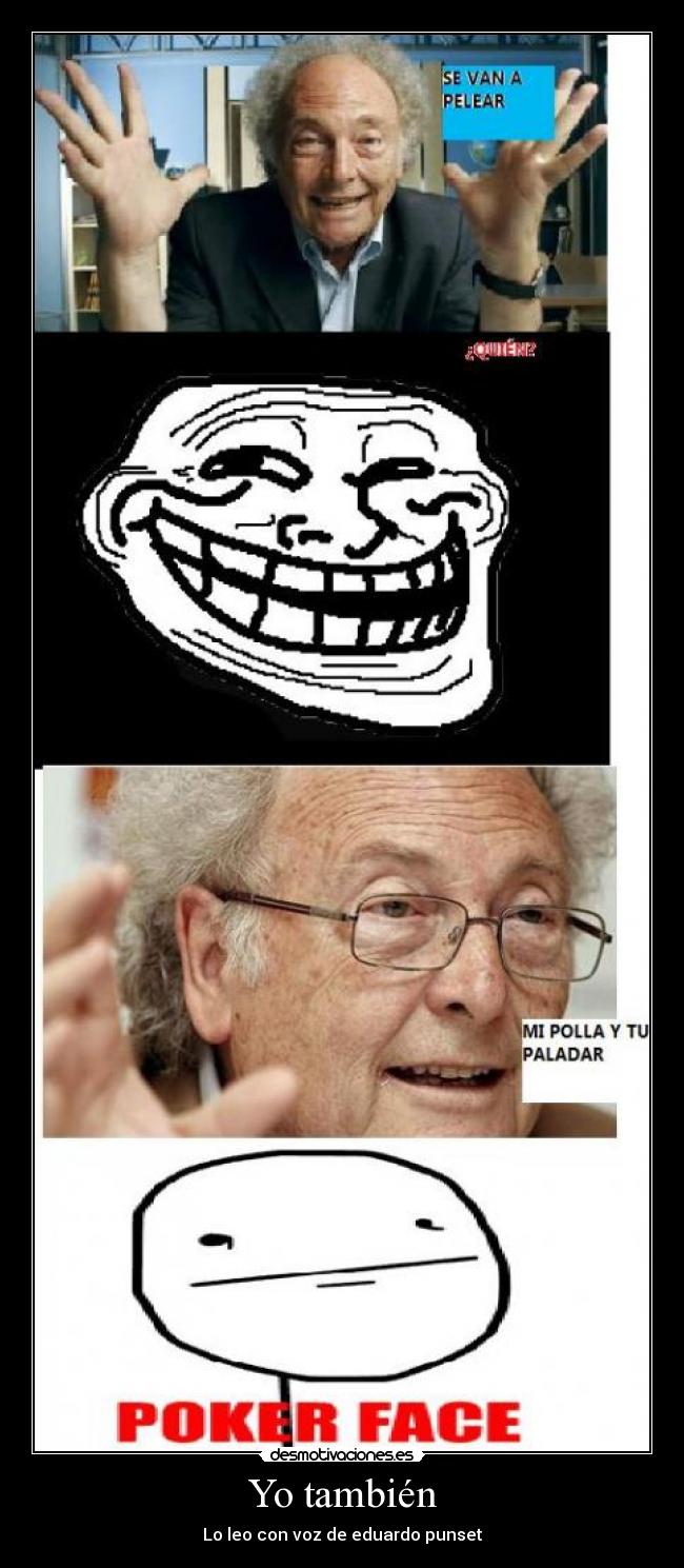 Yo también - Lo leo con voz de eduardo punset