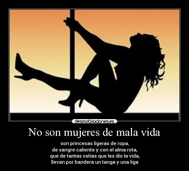No son mujeres de mala vida - 