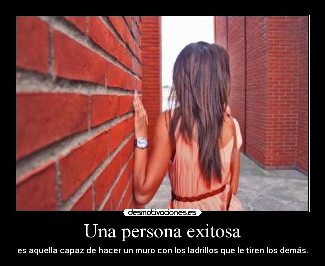 Una persona exitosa -