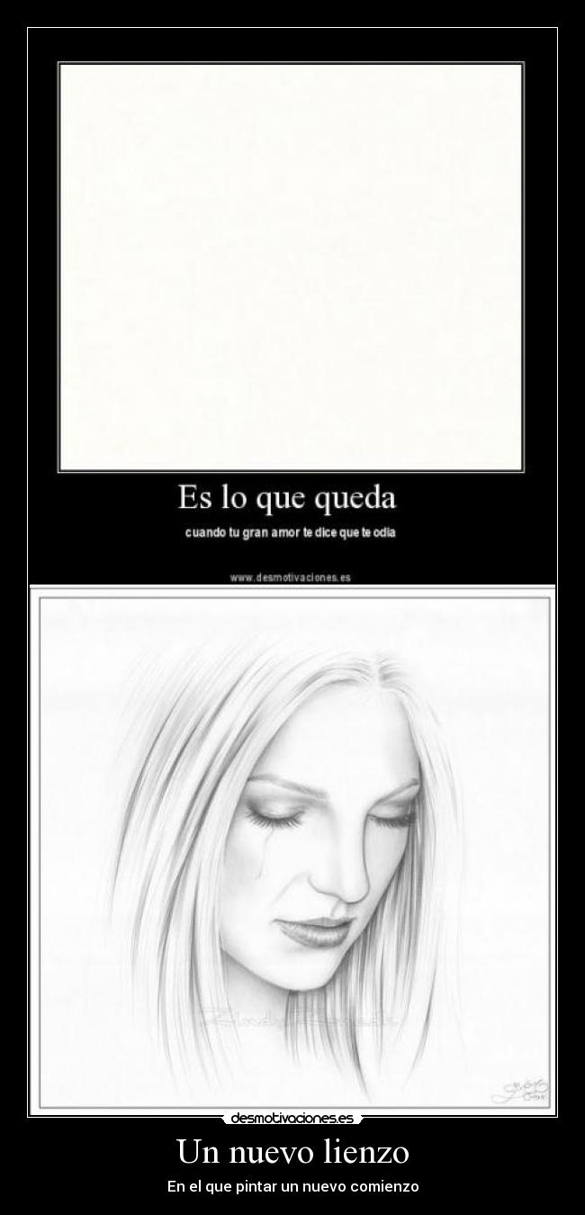 Un nuevo lienzo - En el que pintar un nuevo comienzo