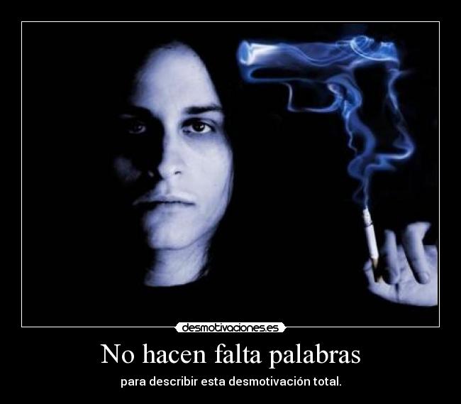 No hacen falta palabras - para describir esta desmotivación total.
