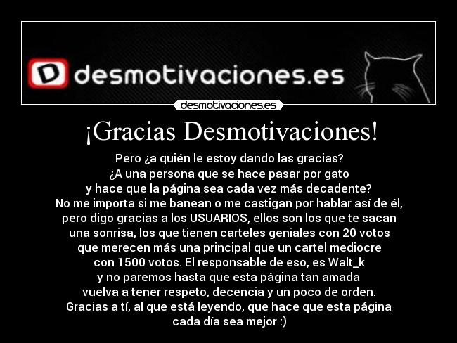 ¡Gracias Desmotivaciones! -